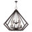 Buckeys 15-Light Dimmable Metal Geometric Chandelier-22712118