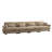 Upholstered Modular Sectional Sofa Couch