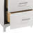 White 2-Drawer Nightstand