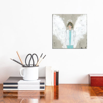 " Female Doctor Angel " by Ashley Bradley Painting Print