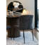 Schwanda 51cm H Fabric Upholstered Metal Side Chair in Grey