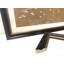 Cadre 24 po x 32 po en bois massif - Cadre d'art sur toile remplaçable avec verre organique, élégante décoration murale encadrée pour le salon et la chambre à coucher