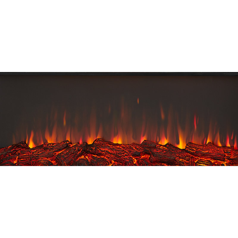Kells 81" Electric Fireplace TV Stand, Dark Oak