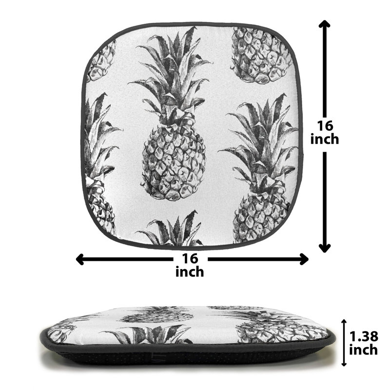 Outdoor 1.38'' Dining Chair Seat Cushion