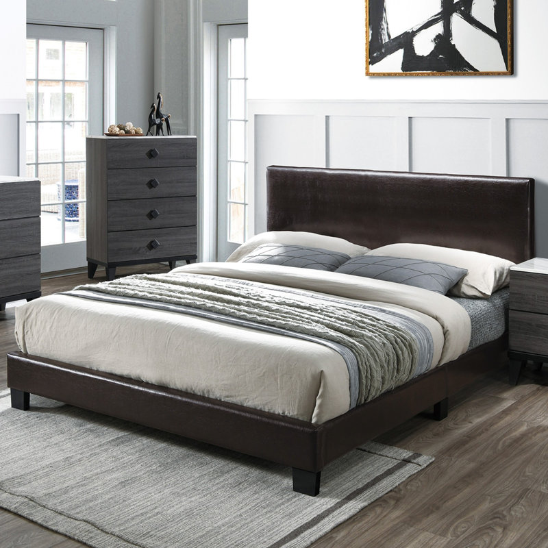 Lit plateforme moderne, Double
