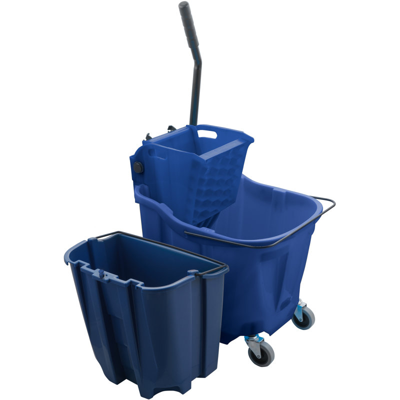 Combo seau à vadrouille 35 qt OmniFit, Bleu