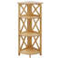Bibliothèque de coin en bois massif H 38,75 "x l 12,5" Thelen-66187765