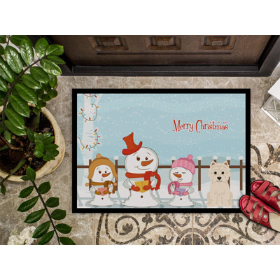 Burlap Non-Slip Christmas Outdoor Doormat