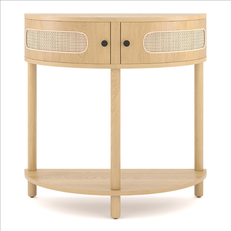 Alieen 31.9'' Console Table, Natural Oak