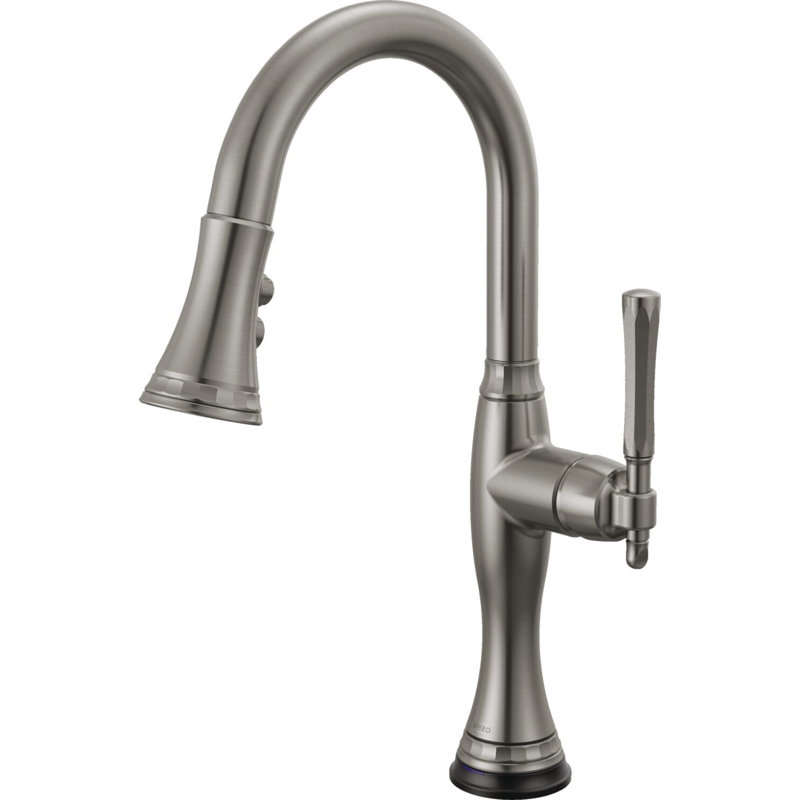 SmartTouch© Pull-Down Prep Kitchen Faucet, Luxe Steel