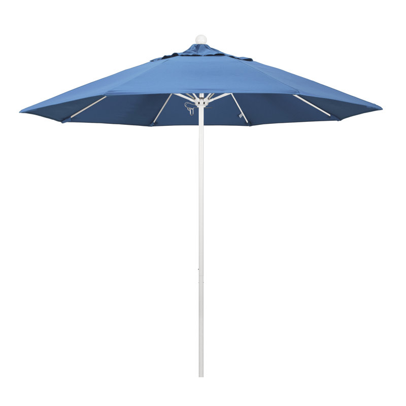 Parasol de marché 9 pi Hibo, Performance bleu givré