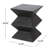 Modern Lightweight Concrete Sideboard - Geometric Shape, Copper Finish, 15.46"W X 15.46"D 20.33"H, And Fashionable Console Table Tone, Outdoor Use, Elegant