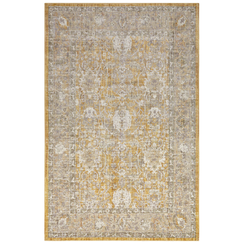 Luxor Gold Indoor/Outdoor Rug, Rectangle 75 x 120 cm