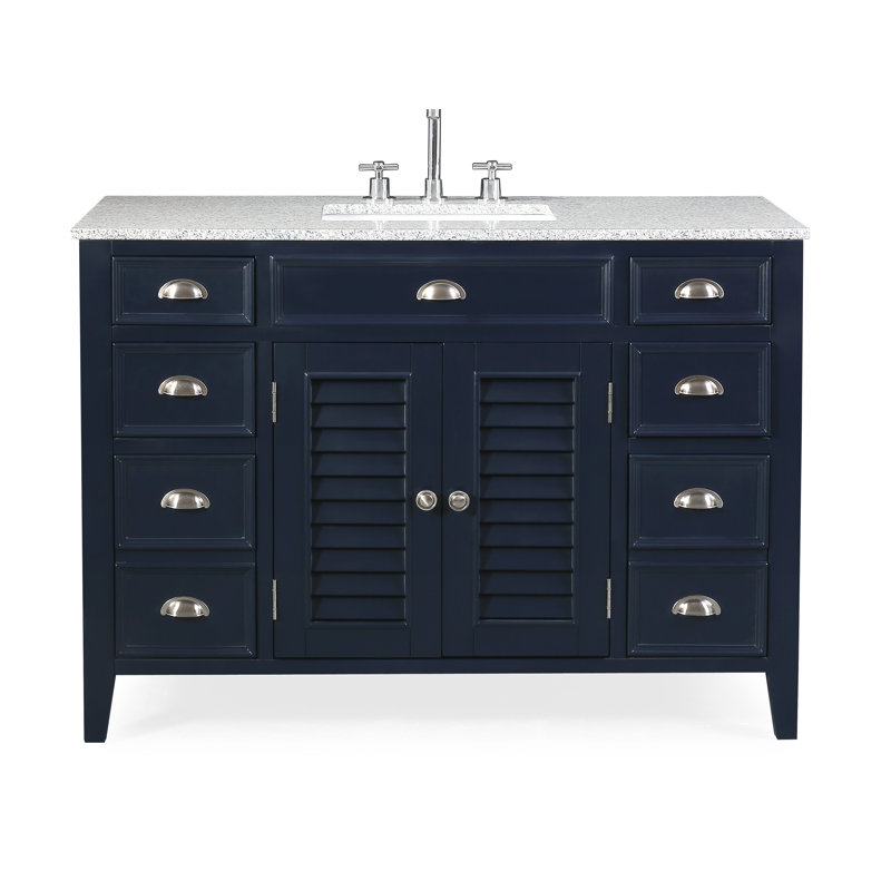 Ensemble de meuble-lavabo simple 47 po Atherton, Gris