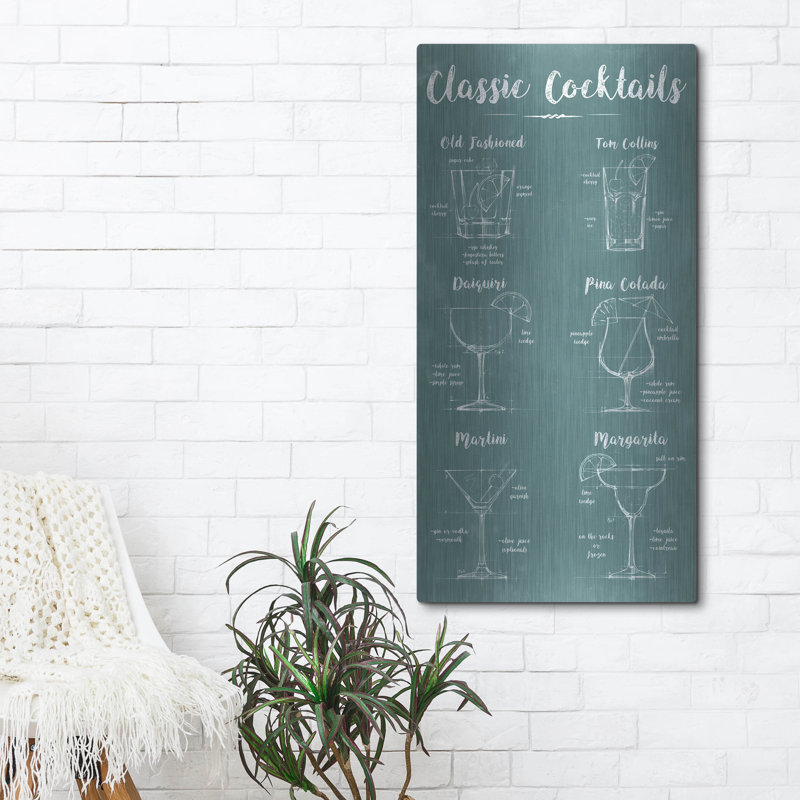 «Mixology Infograph» par Ethan Harper, H 48 po x l 24 po