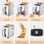 Toaster 2 Slice Best Rated - Stainless Steel Toaster Easy To Use With Removable Crumb Tray Two Slice Toaster-86454187