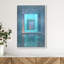 Cerulean Corridor I Abstract Canvas Print by Oliver Gal, Black Frame, 10 x 15-1265555088-1265555098
