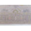 Rose Hand Knotted Wool Block Print Area Rug-1699309527