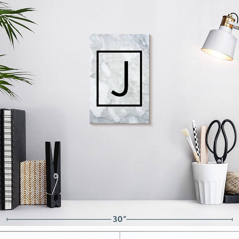 J, 12" H x 8" W