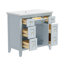 Armoire de salle de bain à 6 tiroirs Bathroon