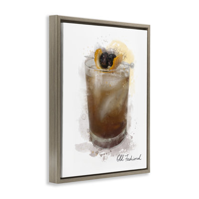 Cadre flottant Old Fashioned Splash, design par Matthew Piotrowicz