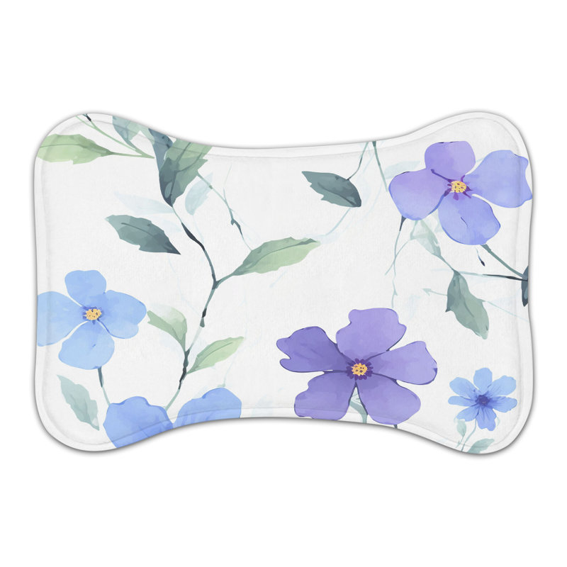 Tapis d'alimentation en os 1 pièce Wild Bloom, Petit (14 po)