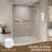 Tempered Glass Shower Door, Semi-Frameless Sliding Door For Bathroom-119966072