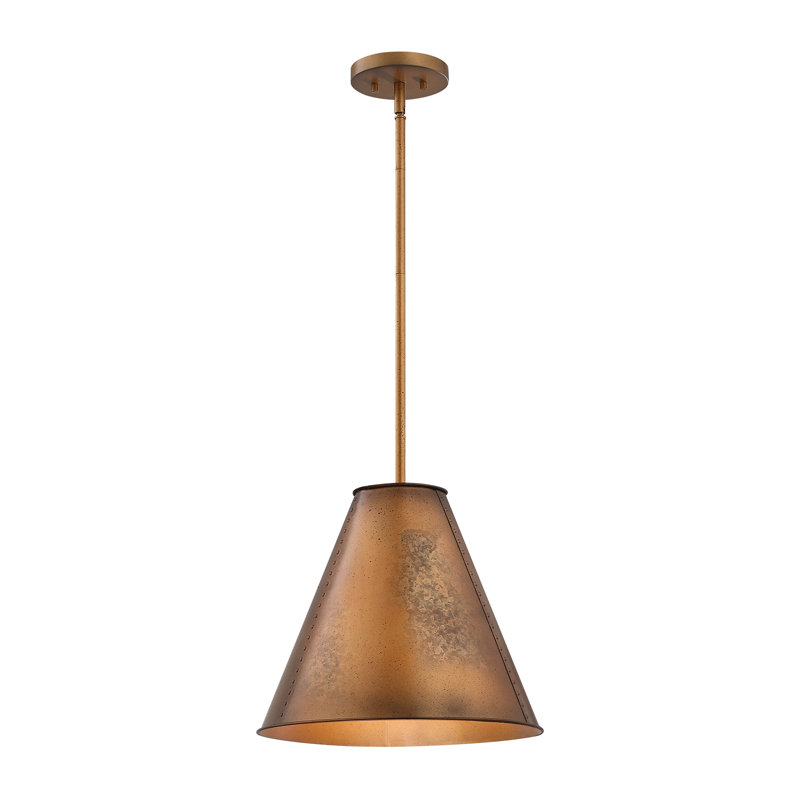 15in Antique Bronze Industrial Pendant Light