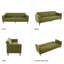 Canapé-lit convertible en tissu de 83,8 po Hansfried-2100368521