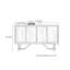Buffet minimaliste en bois massif de style nordique