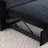 55" Velvet Two Seater Pull Out Sofa Bed, Adjustable Backrest With  USB Ports, Two Side Pockets, 3 in 1 Convertible Sleeper Sofa Bed, Modern Love Seat Lounge,2 waist pillows for living rooms BLACK