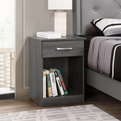 Table de chevet, gris