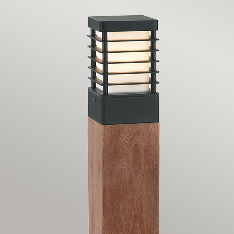 Halmstad Steel Bollard Light, 85 cm H x 12 cm W, Galvanised