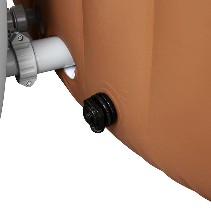 Coleman Miami Spa 4 Person Inflatable Hot Tub with EZ Spa Water Chemical Treatment, Orange