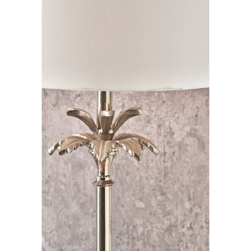 Dayana 130cm Nickel Traditional Floor Lamp