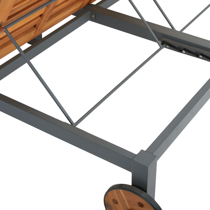 Outdoor Lounge Chair, Gray