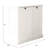 White Laundry Cabinet With Two Compartments, Painting, Removable Bags For Sorting, Easy Assembly, 100-pound Load Capacity Cabinet, Painted, Bags, Load, Assembly Required Within 2 Hours-1305544735