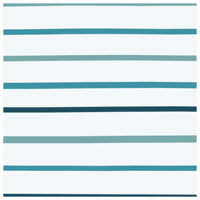 Tapisserie murale rayures bleues et blanches