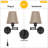 Stevierae Steel Plug-in Swing Arm Sconce-973282295