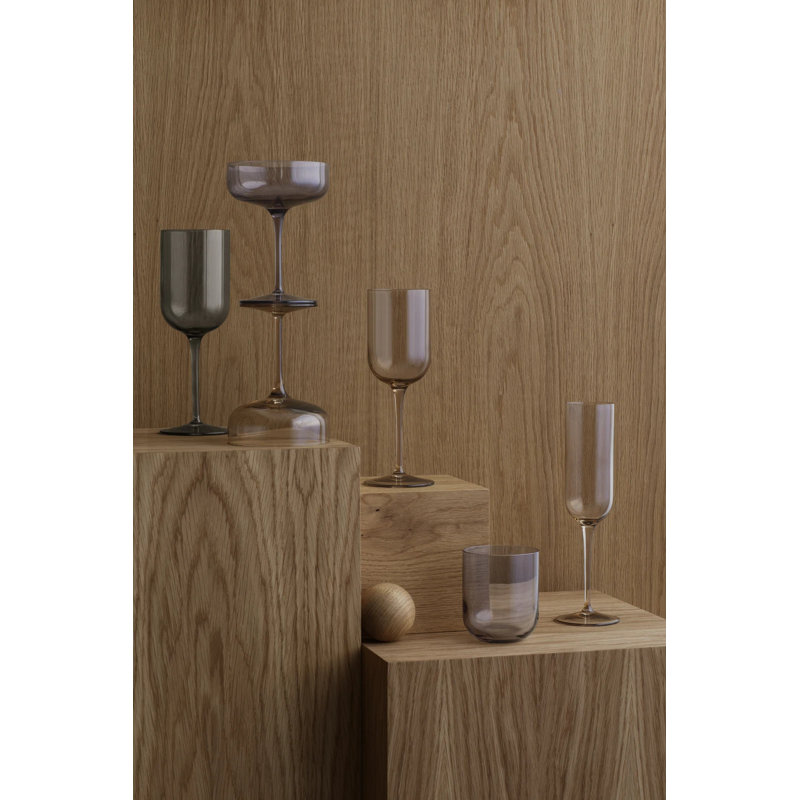 Fuum 4 Piece 10 oz. Crystal Coupe Glassware Set, Nomad