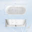 Baignoire de trempage autoportante 67 po. X 29,5 po Deco.