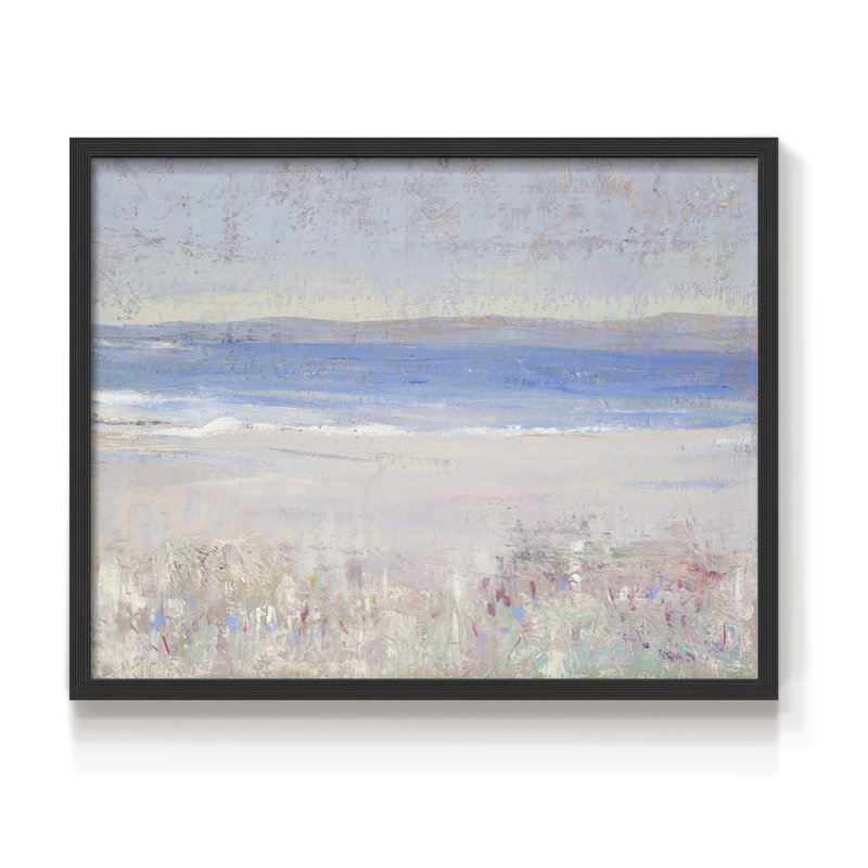 Beach Textures II -Framed Print - Restickable, H 8 po x l 10 po, Noir, noir, noir, noir
