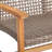 HAMPTON WOOD + WICKER LOVESEAT