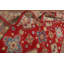 Tapis rouge à motif oriental Kazak