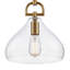 Luminaire suspendu en métal Blake, doré