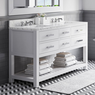 Ensemble de meuble-lavabo double 60 po Cronin