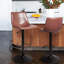 Ensemble de 2 tabourets de bar pivotants Halima Rockel-1925386964-1921953363