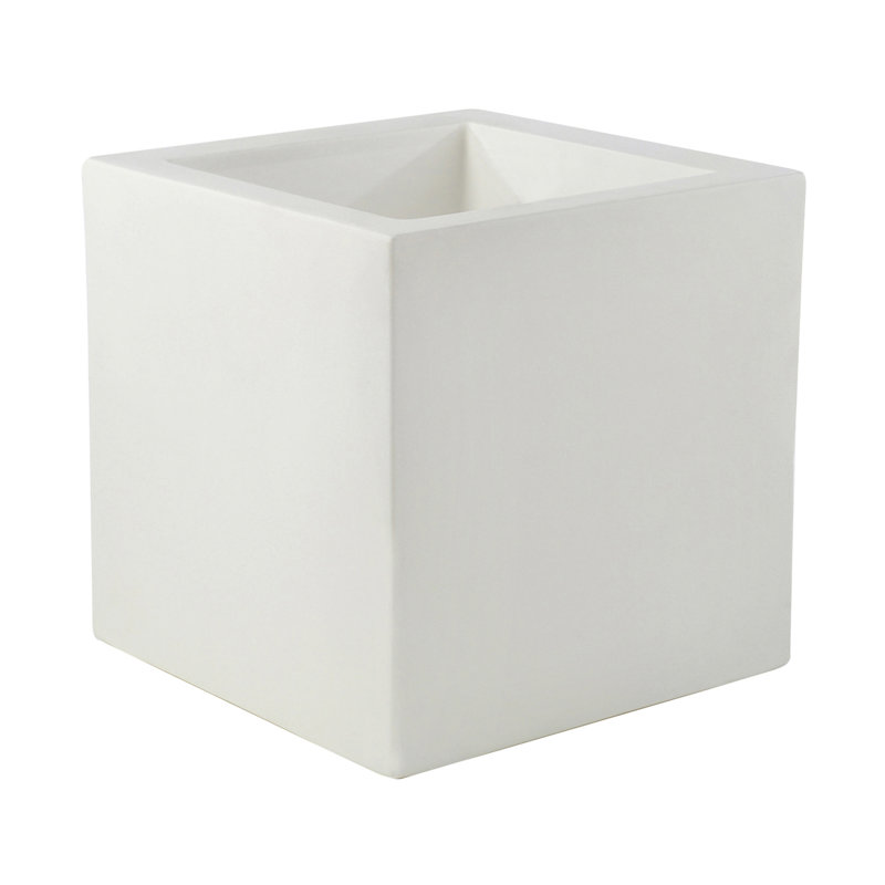 Nano Resin Pot Planter, 4" H x 4" W x 4" D, Bronze