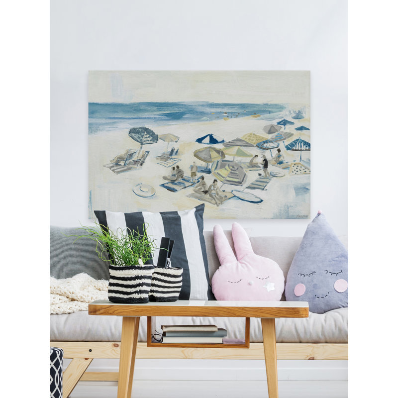 Bikini Sunbathing - Wrapped Canvas Painting, 101 cm H x 152 cm W x 3.81cm D