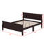 Lit plateforme en bois avec tête de lit-2033051698-2033051699
